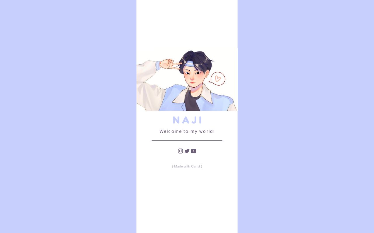 Carrd profile picture for @naji